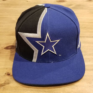 Vintage Dallas Cowboys Hat Snapback Apex One Star Big Logo Jagged Wool 90s